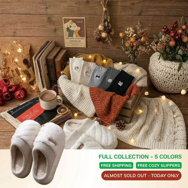 The Ultimate Cozy Bundle (5 Pairs + FREE Slippers) - SOLEVIBE International